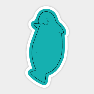 Manatee: Dancing Potato Sticker